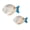 White, variant on 2 Pcs Coastal Ocean Fish Wall Sculpture, Wall Hanging Decor for Bathroom Lake House