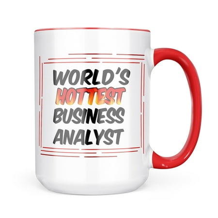 

Neonblond Worlds hottest Business Analyst Mug gift for Coffee Tea lovers