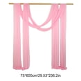 thumbnail image 2 of Wedding Arch Drapes 29.5x236.2 Inch Sheer Chiffon Fabric Soft Flowy Gauze Curtain for Outdoor Ceremony Party Stage Decor, 2 of 6