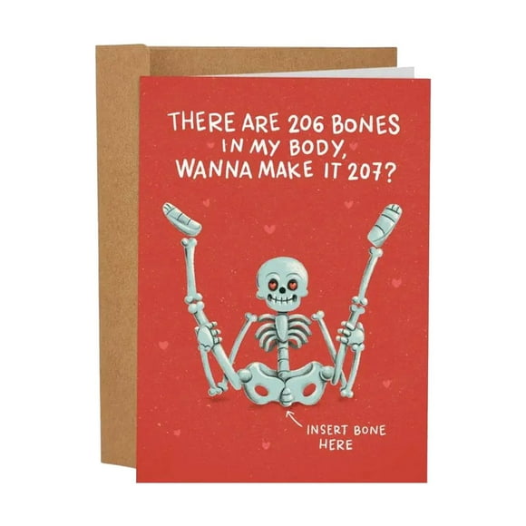 Wanna Make It 207 's Day Card Funny Greeting Card Gift For Her Love Card Dirty Anniversary Card Xray