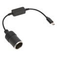 thumbnail image 2 of 5V USB C To 12V Car  Lighter Power Adapter, Safe Fully Functional Male To Female Car Electronics Accessories 11.8in  For Car Recorder, 2 of 8
