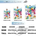 thumbnail image 4 of Soccer Blanket Soccer Gifts for Women Men, Super Soft Warm Lightweight Soccer Blankets for Adults, Soccer Throw Blanket Gifts for Thanksgiving Christmas Bed Couch Sofa 60x80in, 4 of 6
