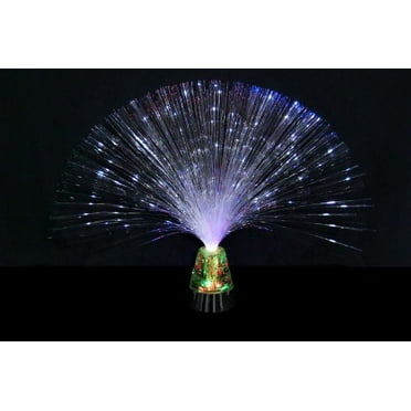 Fiber Optic Light Centerpiece, 15-inch, White - Walmart.com