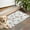 White Christmas Snowman, variant on White Christmas Star and Gift Pattern Door Rugs,Washable Non Slip Door Mats Indoor,Decorative Door Mats,Entry Mat Indoor for Entrance,Bedroom,Kitchen,Bathroom,17"x30"