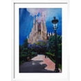 thumbnail image 2 of Art.com Barcelona Sagrada Familia with Park and Lantern Art Print by Markus Bleichner, White Frame Wall Art, 17" x 23", 2 of 5