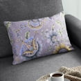 thumbnail image 6 of Throw Pillow Covers Pack of 4 for Living Room Table, Floral Printed Cushion Case, 14x20 inches - Gray - Home Decor, 6 of 14