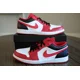 thumbnail image 2 of Ni - ke Ni - ke Air Jordan 1 Low Mens 10.5 Bulls White Gym Red Reverse Black Toe 553558-163, 2 of 5