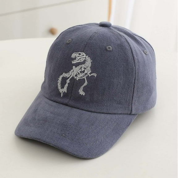 Toddler Girl Sun Hat Kids Toddler Boys Summer Adjustable Breathable Lightweight Baseball Cap with Digger Embroidered Sun Hats for Kids Blue 2 Years-8 Years