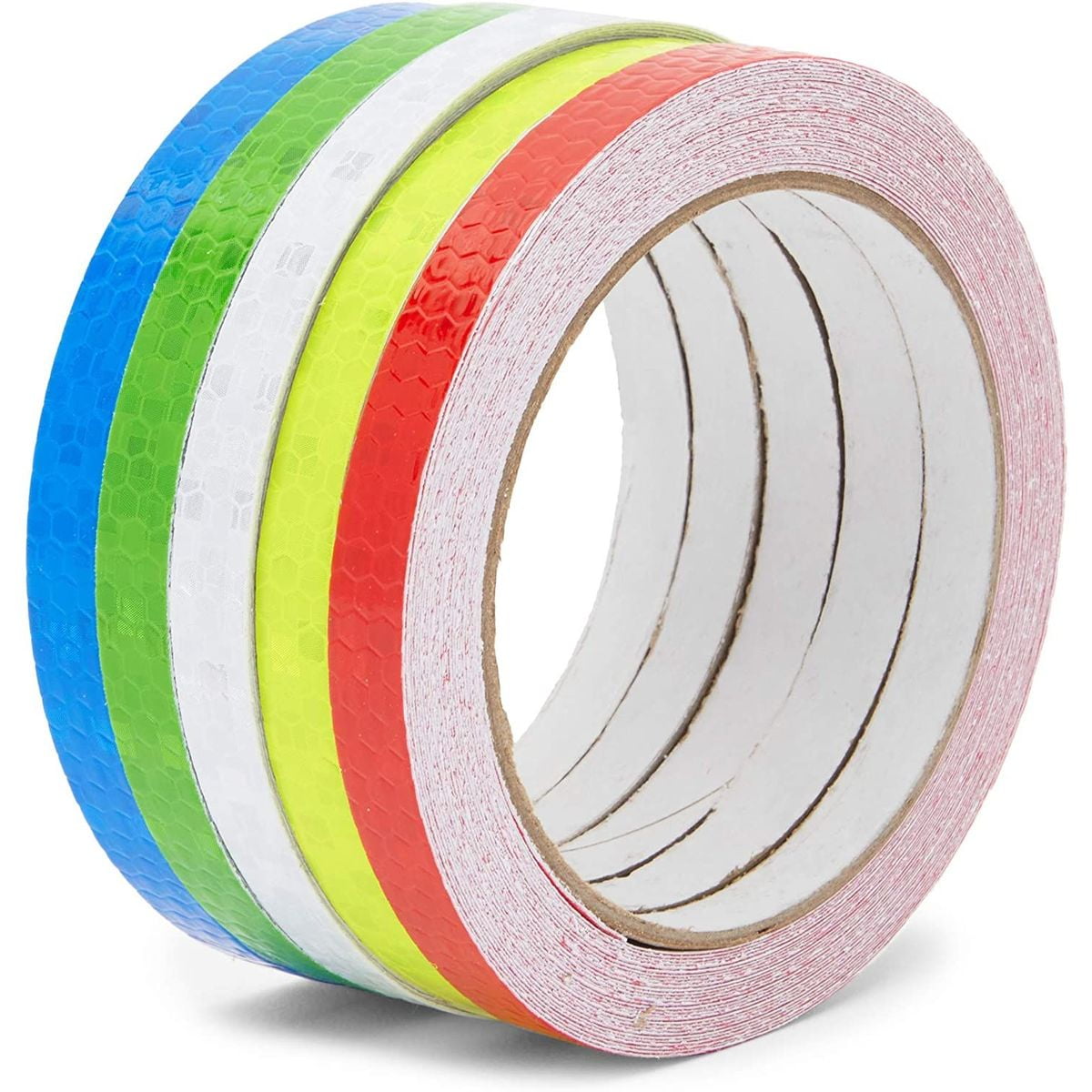 Silver Metallic Fluorescent Reflective Scotchlite Water Resistant Safety Tape 