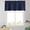 Dark Blue#3, variant on Valance Curtain for Kitchen Window Blackout Short Curtain for Living Room Dining Room Bedroom 57x18 Inches Light Blocking Rod Pocket Window Valance Polyester Decorative Top Window Treatment Black