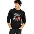 thumbnail image 3 of Heroes Motors Mens Flagged Pullover Sweatshirt, 3 of 7
