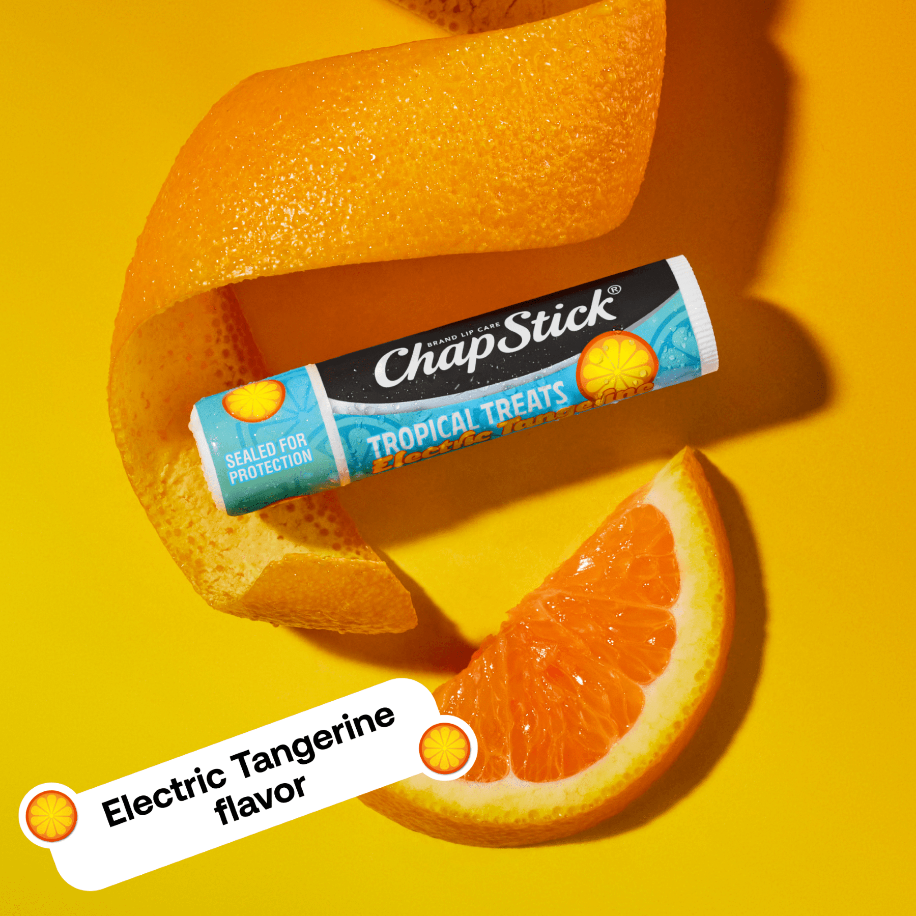 (2 pack) ChapStick Tropical Treats Flavored Lip Balm, Watermelon, Tangerine & Grape, 3 Pack