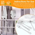 thumbnail image 3 of 20 Pcs Flower Pattern Silverware Set Stainless Steel Flatware Set Including Fork Spoon and Knife Vintage Cutlery Set Mirror Polished Utensil Set for Kitchen Dishwasher Safe Service for 4, 3 of 11