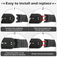 thumbnail image 4 of KBYKO Elastic Nylon Bands Compatible with Xiaomi Smart Band 8/9/10, Adjustable Soft Strap Replacement Wristband for Women Men, 4 of 7