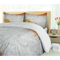 thumbnail image 5 of Ambesonne Grey Duvet Cover Sets, Street Sport Passion, 2-King, Charcoal Orange, 5 of 7