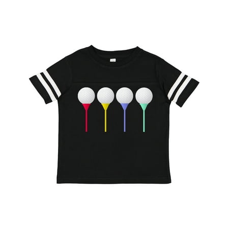 

Inktastic Rainbow Golf Tees Gift Toddler Boy or Toddler Girl T-Shirt