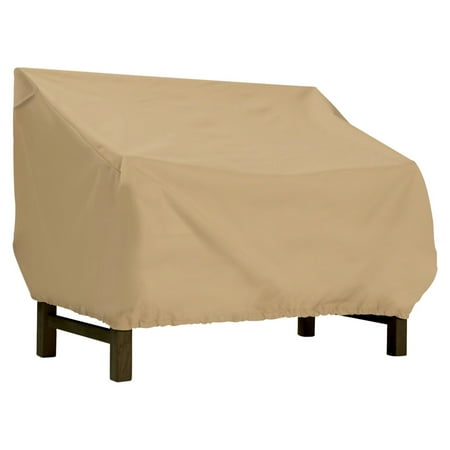 Classic Accessories 58952 Ec Terrazzo Patio Chaise Lounge Cover Medium Classic Accessories Terrazzo Patio Bench & Patio Loveseat Cover - All Weather Protection Outdoor Furniture Cover, 87