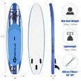 thumbnail image 3 of Goplus 10.5'Inflatable Stand Up Paddle Board SUP W/Carrying Bag Aluminum Paddle, 3 of 10