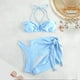 thumbnail image 2 of Conjunto Cómodo de Traje de Baño de Mujeres, Traje de Baño Sexy Y de Moda de Color Sólido para las Vacaciones en la Playa, 2 of 6