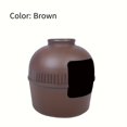 thumbnail image 1 of Enclosed Hidden Cat Nest, Indoor Grass Planter Cat Sleeping Nest With Large Entry,, 1 of 5