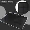 thumbnail image 2 of Mosiee 1Pc 3 Size S/M/L Silicone Draining Board Mat Dish Drying Pad Folding Heat Resistant Rectangle Drainer For Kitchen Pot Cup, 2 of 9