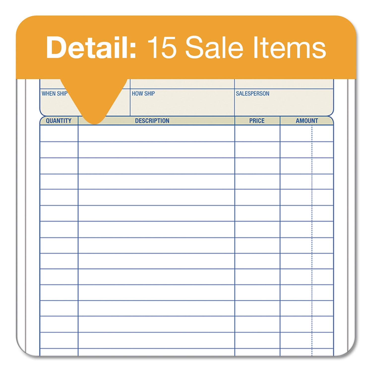 TOPS, TOP46816, Money/Rent Receipt Book, 1 Each