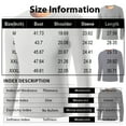 thumbnail image 3 of Dwelliawo Sweatshirts for Men Sherpa Lined Thermal Crewneck Pullover Long Sleeve Basic Warm Pullover Sweatshirts Winter Warm Pullover Sweatshirt Light Gray 3XL, 3 of 4