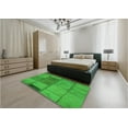 thumbnail image 5 of Ahgly Company Machine Washable Indoor Rectangle Transitional Lime Green Area Rugs, 4' x 6', 5 of 7