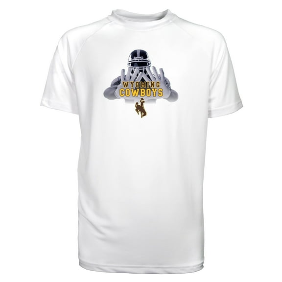 Youth Garb White Wyoming Cowboys Kevin Sun Shirt
