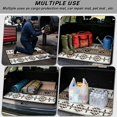 thumbnail image 3 of Yuyamidu Brown Aztec Tribal Car Trunk Liner, 29×39 Inch Universal Fit Non-Slip Rear Cargo Mat for Sedan SUV Hatchback Truck, Machine Washable All Weather Vehicle Interior Decor, 3 of 7