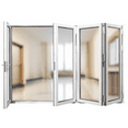 thumbnail image 4 of 4 Panel, Folded Out,  (3R1L) Outswing, Folding Patio Door, Aluminum Folding Door (White, Left to Right W120in*H80in), 4 of 12
