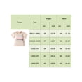 thumbnail image 2 of xiaxaixu T-Shirts pour Enfants Jour de l'Indépendance Garçons Filles Lettres Rayures Col Rond Manches Courtes Chemises Été Mode Décontractée Hauts, 2 of 9