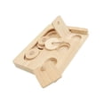 thumbnail image 2 of Juguete de búsqueda de alimentos Yuyangstore para conejillos de indias de madera 18x14x3cm, 2 of 8