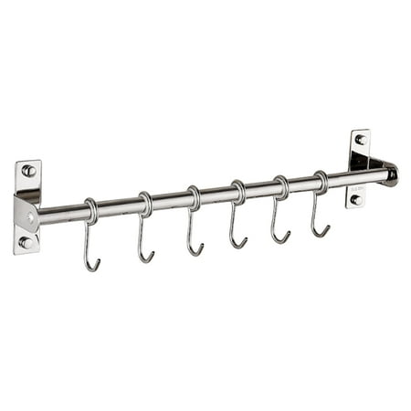 

Storage Stainless Steel New 6 Hooks Home Strip Rolled 1PC Flexible