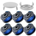 thumbnail image 1 of Solution de Coupe Automatisée, Bobine de Remplacement à Alimentation Automatique pour Tondeuses Sans Fil 18V 24V 40V, Ligne en Résine Nylon 0,065 Pouces, Résistante à l'Abrasion, Protection UV pour Usage Extérieur, Bobine à Alimentation Automatique (Lot de 6), 1 of 7