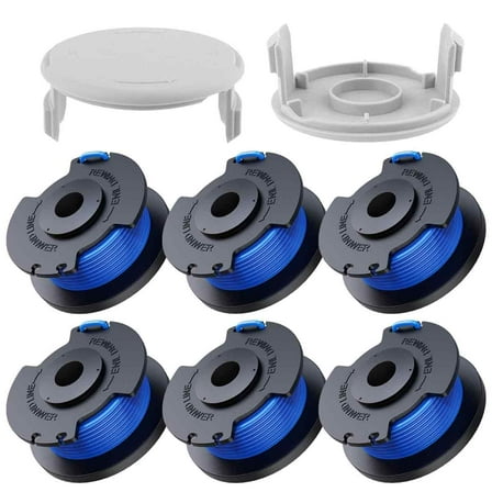 6-Pack String Replacement Compatible with Ryobi 18v, 24v, and 40v Cordless Trimmers Refill, Parts#AC14RL3A