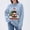 Light Blue, variant on Danhjin Christmas Sweater Tops for Women Print Oversized Crew Neck Long Sleeve Fall Winter Pullover Shirts Fashion Comfy Soft Loose Cozy Loungewear Outdoor Knitwear Blouses