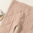 thumbnail image 5 of Coerni Boys Girls Thermal Puffer Pants Kids Thick Winter Warm Cotton Fleece Lined Slim Fit Underpants Fall Inner Clothes Trousers, 5 of 7