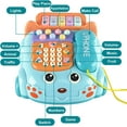 thumbnail image 3 of Toddler Telephone Developmental Toys for 1 2 3 Year Old Boy Girl Gifts Toy Baby Telephone with Music and lighting Baby Toys Educational Learning Toys for 12 18 24 Months, 3 of 6