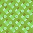 thumbnail image 1 of Ahgly Company Machine Washable Indoor Square Transitional Green Area Rugs, 6' Square, 1 of 7