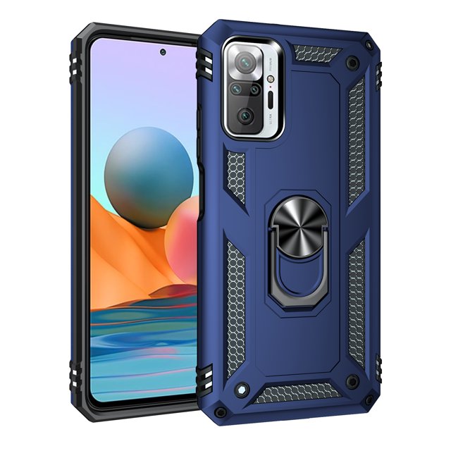 Funda de teléfono para Xiaomi Redmi Note 10 Pro de Uso Rudo Shockproof + Mica de Hidrogel