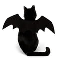 thumbnail image 2 of Alas de murciélago para gato y mascota para decoración de fiesta de Halloween, collar para cachorro, disfraz de murciélago, lindo vestido para cachorro y gato M, 2 of 5