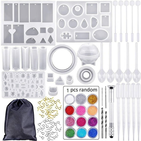 EGNMCR Camping & Hiking DIY Crystal Epoxy Multi-Style Tool Set Basic Model Epoxy basic