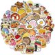thumbnail image 1 of 100PCS Cute Fast Food Stickers Waterproof Vinyl Food Stickers Dessert Stickers for Scrapbooking Kids Hydro Flask, Laptop Skateboard Computer Stickers, 1 of 2