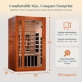 thumbnail image 6 of Dynamic Saunas 2-Person Full Spectrum Infrared Sauna with Lighting and Speakers, Cordoba, 6 of 12