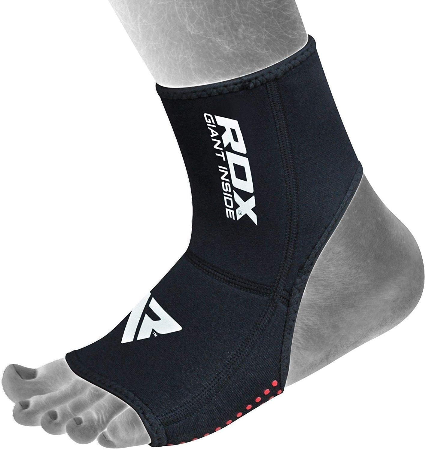 RDX MMA Grip Socks Training Fight Boxing Foot Braces Ankle Shoes Guard Black 