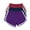 Orange, variant on Gkeoshab Womens Shorts 3 Piece Women's Active Shorts Set Lightweight Stretchy Yoga Shorts Moisture-Wicking Fabric for Fitness