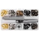 thumbnail image 5 of Kit de herramientas para ojales, ojales, ojales huecos en caja, etiquetas, clavos, botones, herrajes KQ‑204 de 12 mm, 5 of 14