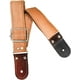 thumbnail image 1 of Correa para guitarra, Strap guitarra acústica, bajo eléctrico, guitarra eléctrica Kidam Gamuza natural/café, 1 of 3