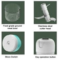 thumbnail image 4 of Mini picadora eléctrica de ajo, mini picadora de alimentos, picadora de ajo eléctrica portátil con carga USB para cebolla, zanahoria, carne, comida para bebés, verduras, 4 of 8